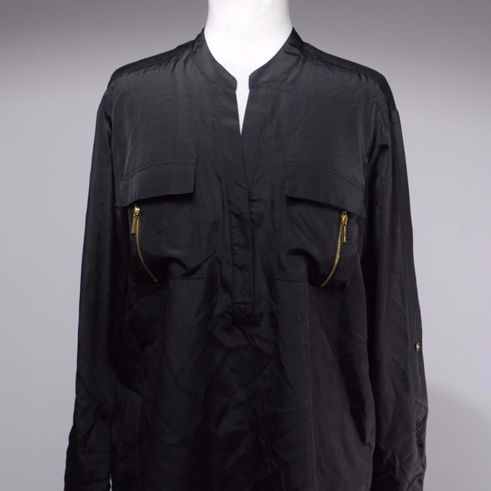 NWT Michael Kors Black Blouse